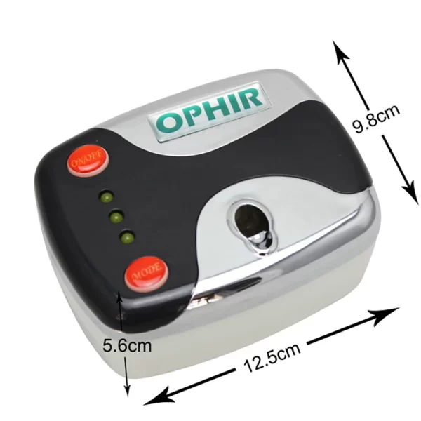OPHIR PRO 0.3mm Airbrush Kit with Air Compressor for Nail Art Paint Stencils & Nail Inks & Bag Air Brush Gun Nail Tools_OP-NA001 - Image 2